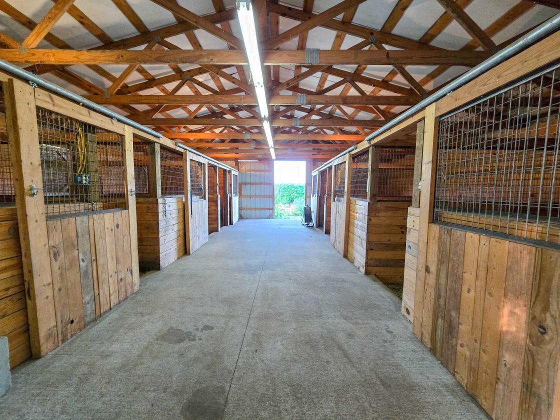 +/-174.7 ac with Log Home, Morton, and Horse Barn - photo 20