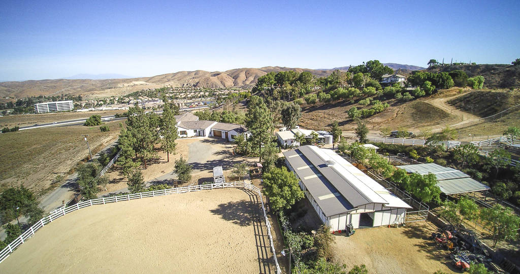 Luxury equestrian estate with 2016 custom built home and complete horse