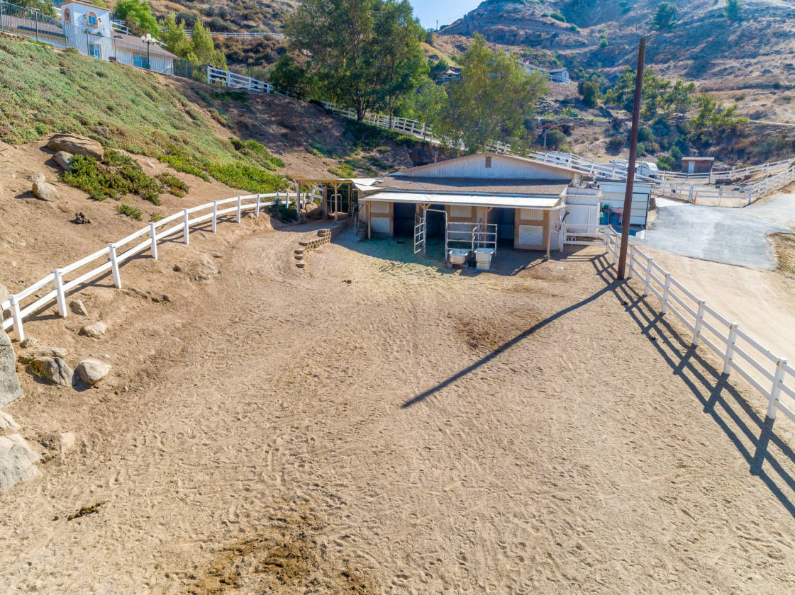 Reche Canyon Equestrian Estate with a beautiful custom home. Colton