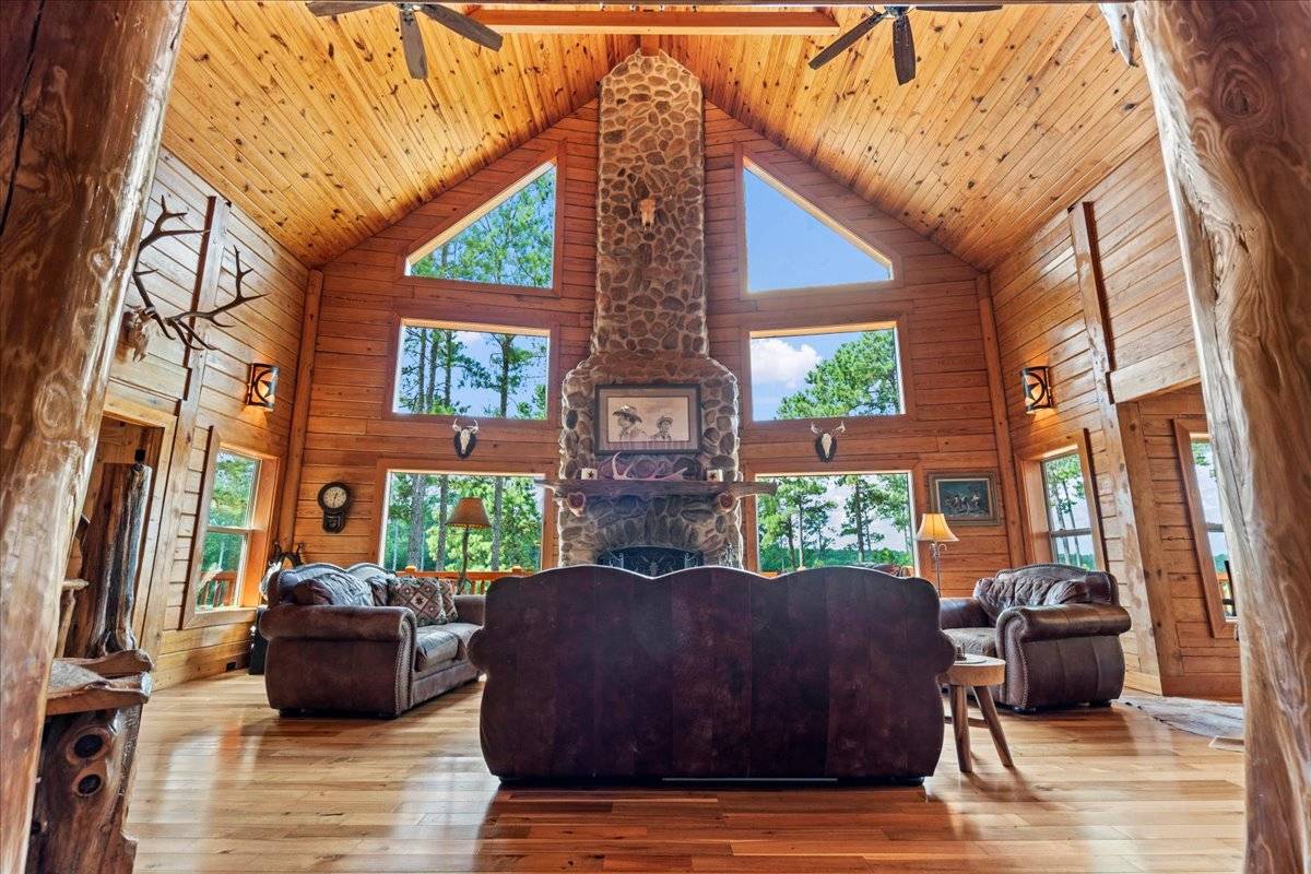 Equestrian Retreat custom log home on 68 Acres  - photo 14