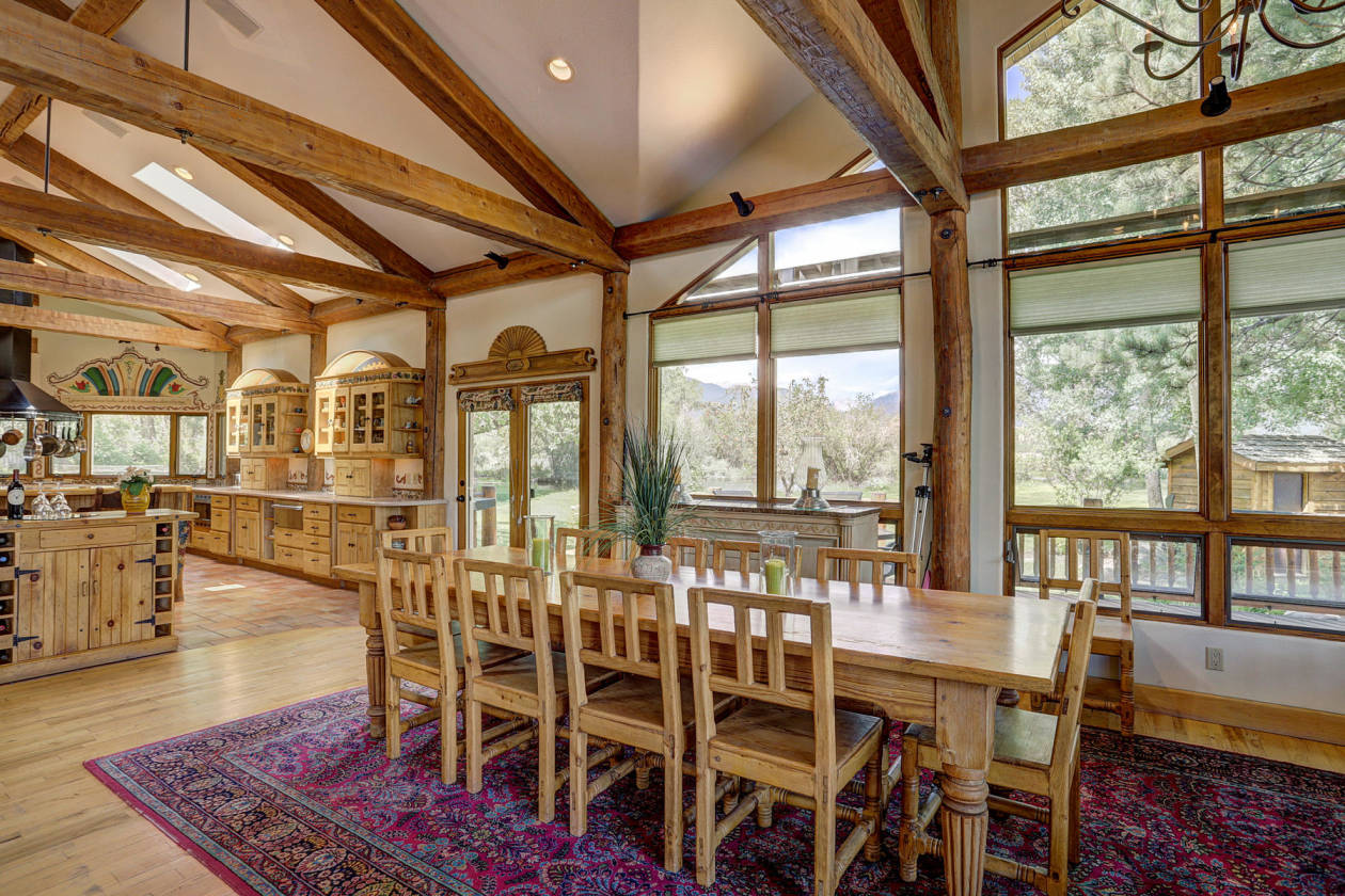 Colorado Mountain horse property with many water features. Buena