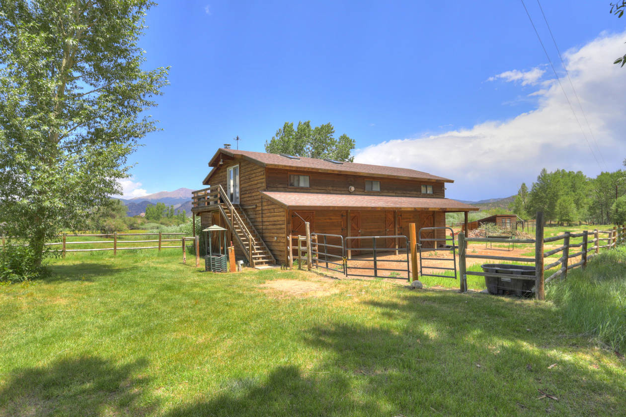 Colorado Mountain horse property with many water features. Buena Vista, Chaffee County