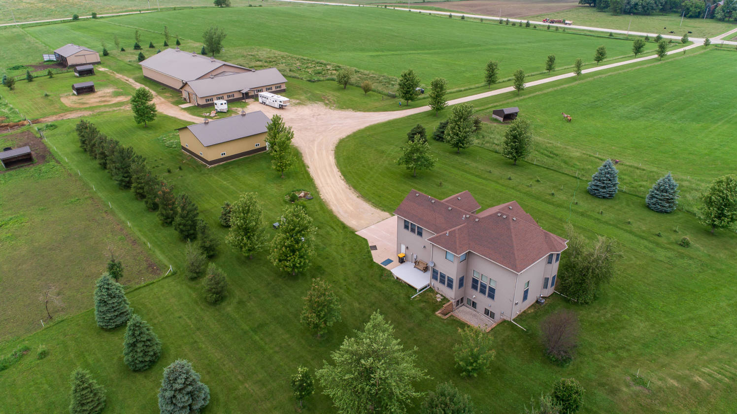 40 acres of Horse Paradise! Homesite plus upscale equestrian facilities. Stewartville, Olmsted