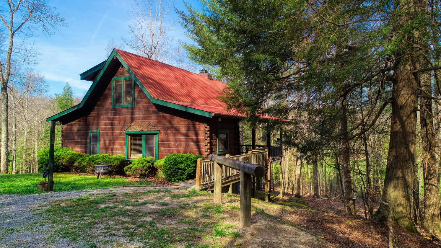 Direct Trail Access Cabin with 8.94 acres Spruce... Jamestown