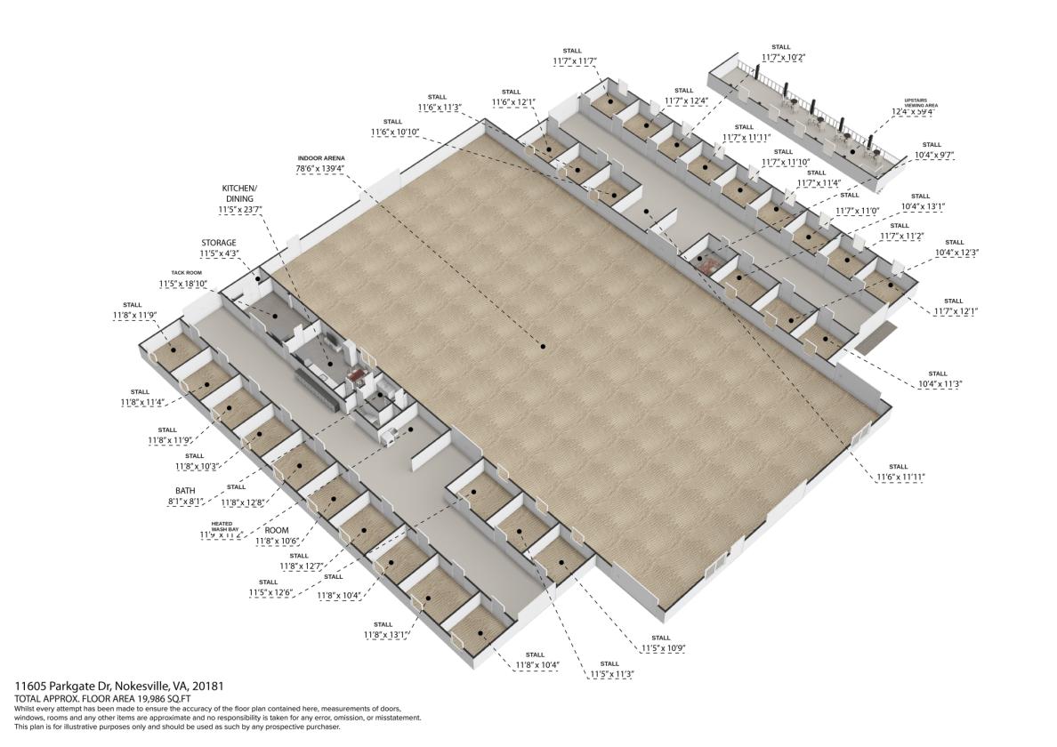 57 Stalls Indoor Arena ~Outdoor Arena ~25 Acres - photo 26
