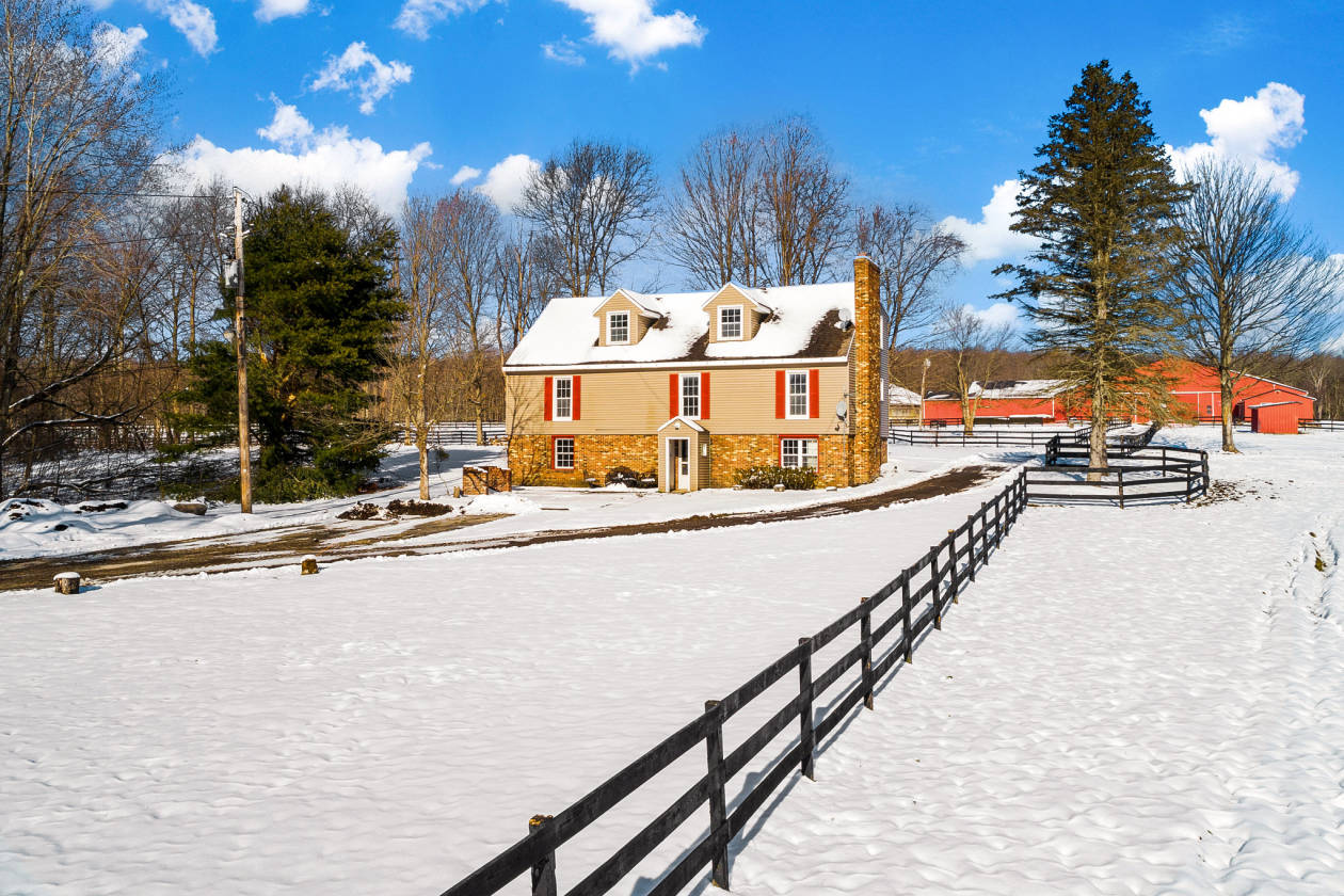 HORSE FARM PROPERTY.58 ACRES. POTENTIAL FOR INDOOR RIDING ARENA
