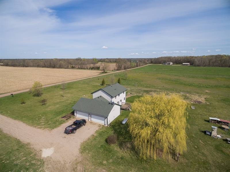 Charming 2 Story On Almost 20 Acre Picturesque Hobby Farm! North