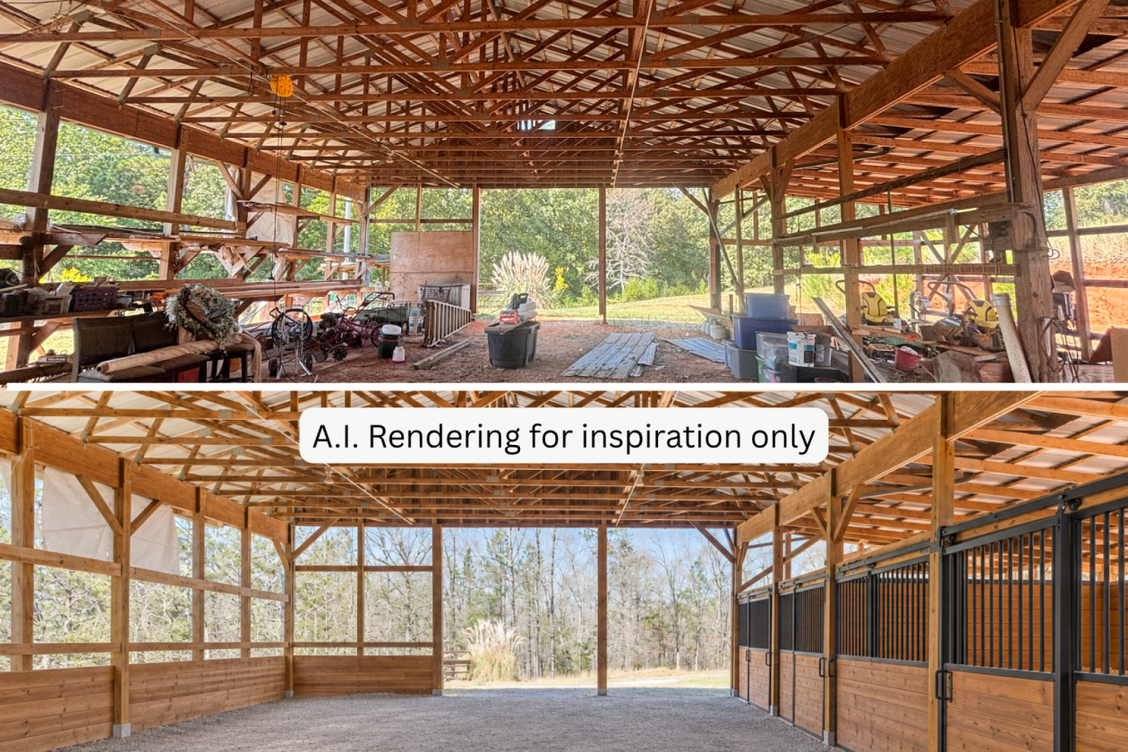 24+/- fenced acres - Custom Home - Barn with apt - photo 25