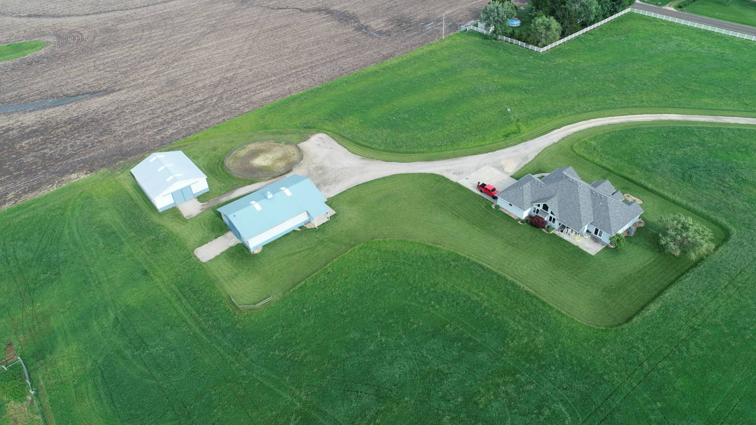 40 acre Horse Farm with Large Custom Home and Morton... Berryton