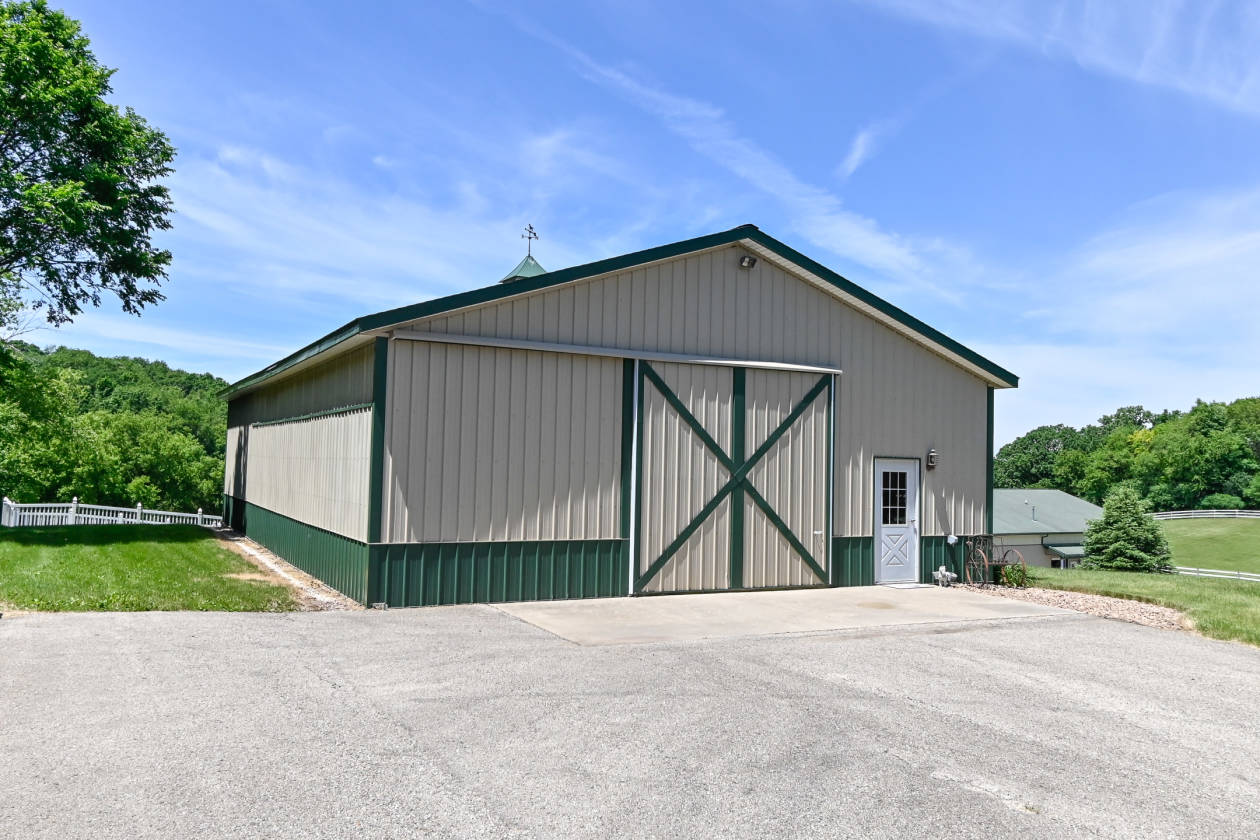 Private equestrian estate nestled on 13 acres with countryside views Elkhorn, Walworth County