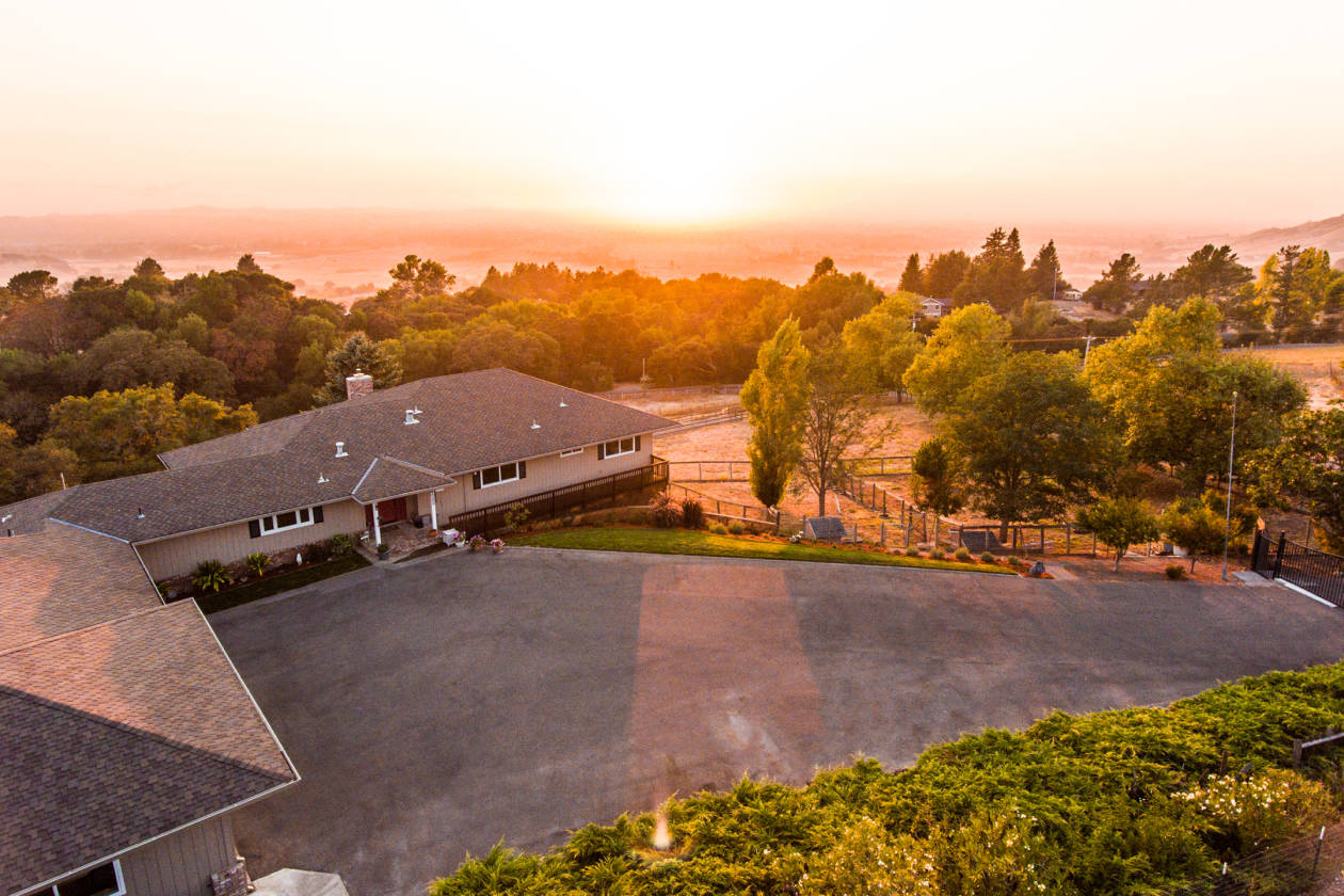 Horse property for sale with views Santa Rosa, Sonoma County