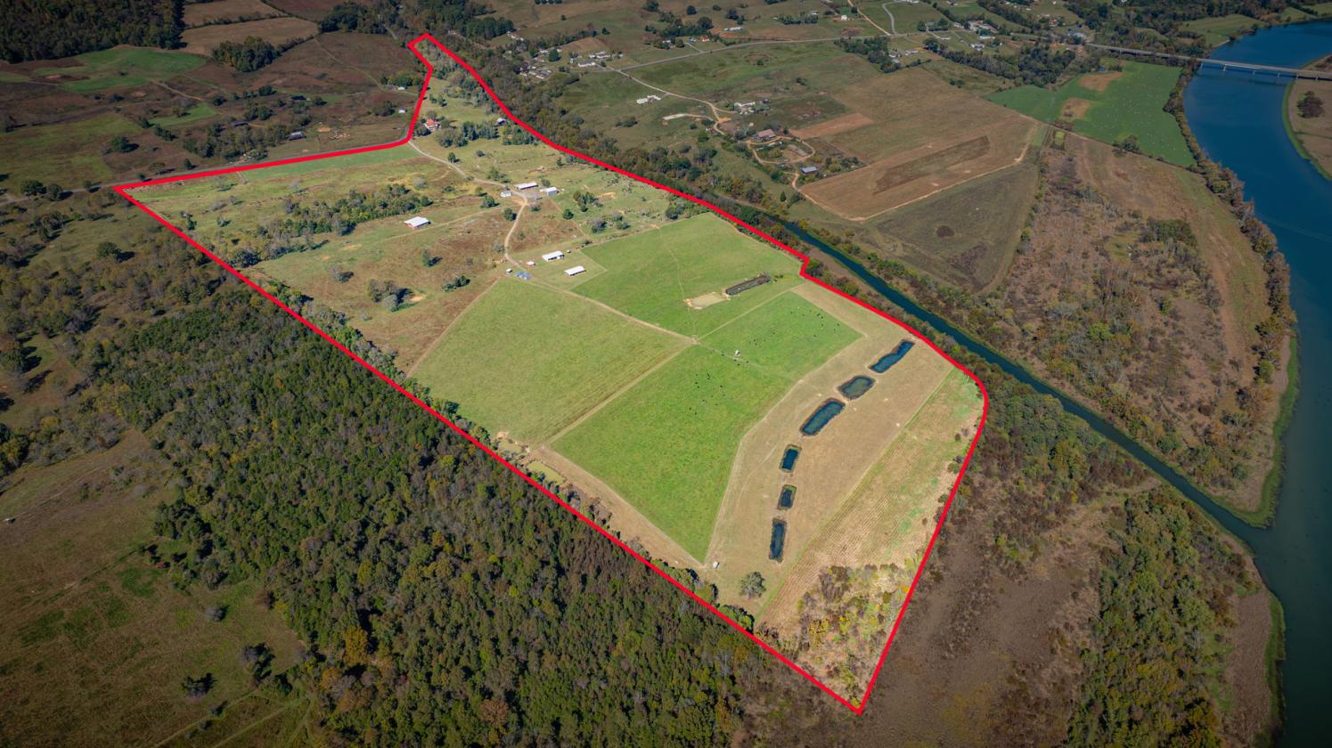150 Acres and Farm House along Big Creek - photo 1