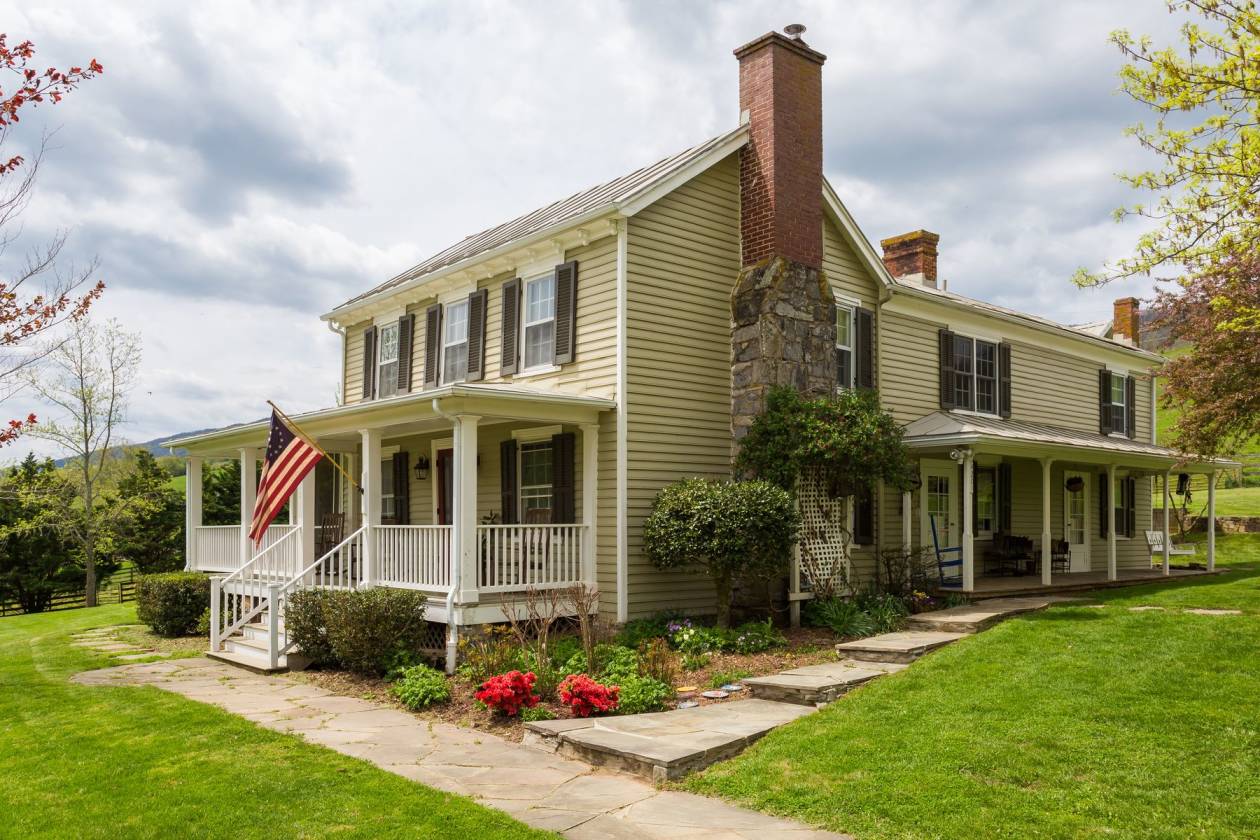 Sweet Meadow Farm Gentleman's Farm in Central Virginia restored