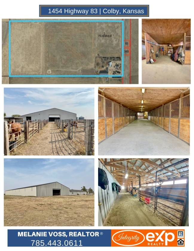 Beautiful Western Kansas Horse Property with Indoor/Outdoor Arenas