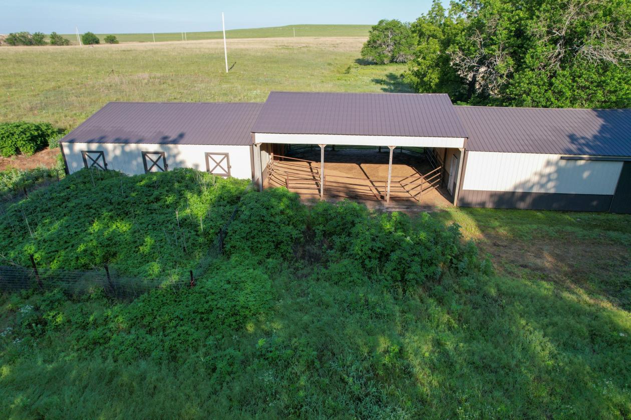 +/-174.7 ac with Log Home, Morton, and Horse Barn - photo 5