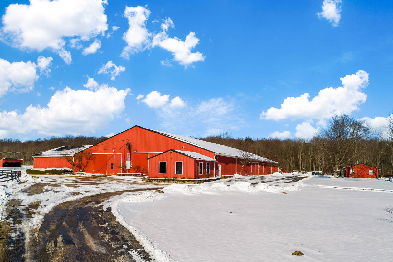 HORSE FARM PROPERTY.58 ACRES. POTENTIAL FOR INDOOR RIDING ARENA