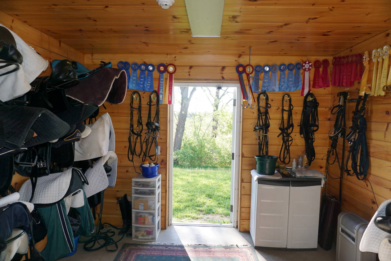 Luxury equestrian facility with remodeled home on a spectacular 21