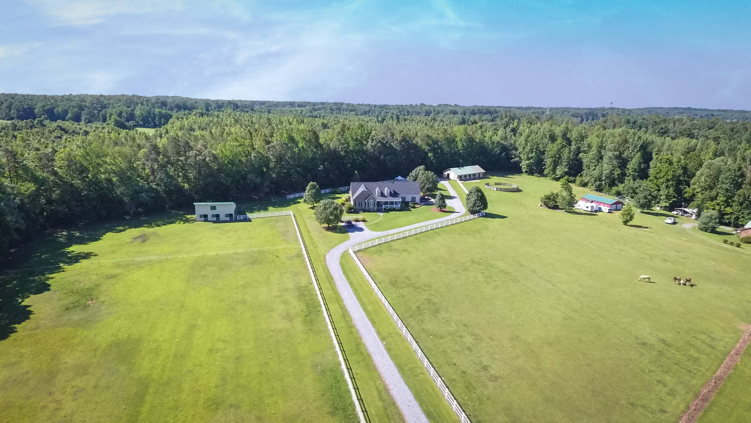 25 Acre Horse Farm in the Heart of North Carolina Liberty, Randolph County, North Carolina