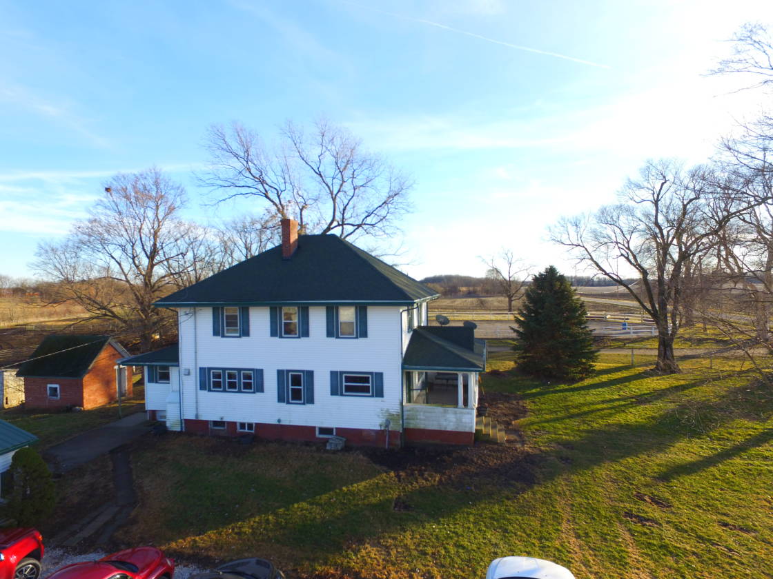 Northwest Indiana Equestrian Estate with remodeled home and huge indoor