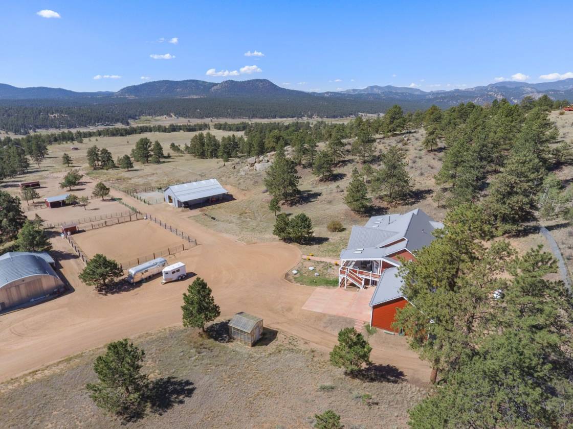 Colorado horse property with views Florissant, Teller County