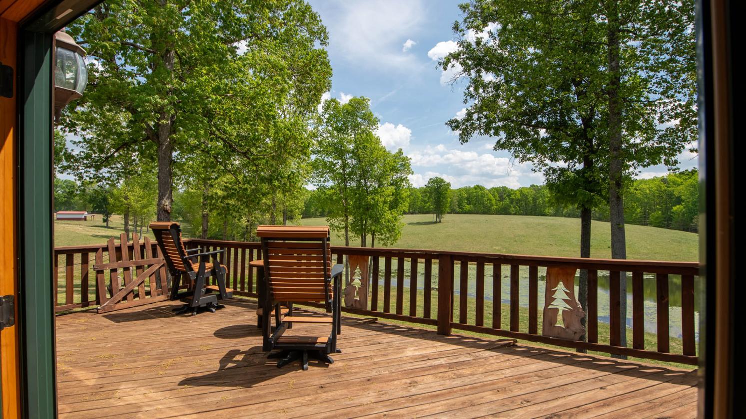 243-Acre Horse Farm w/ Log Home & Stable - photo 14