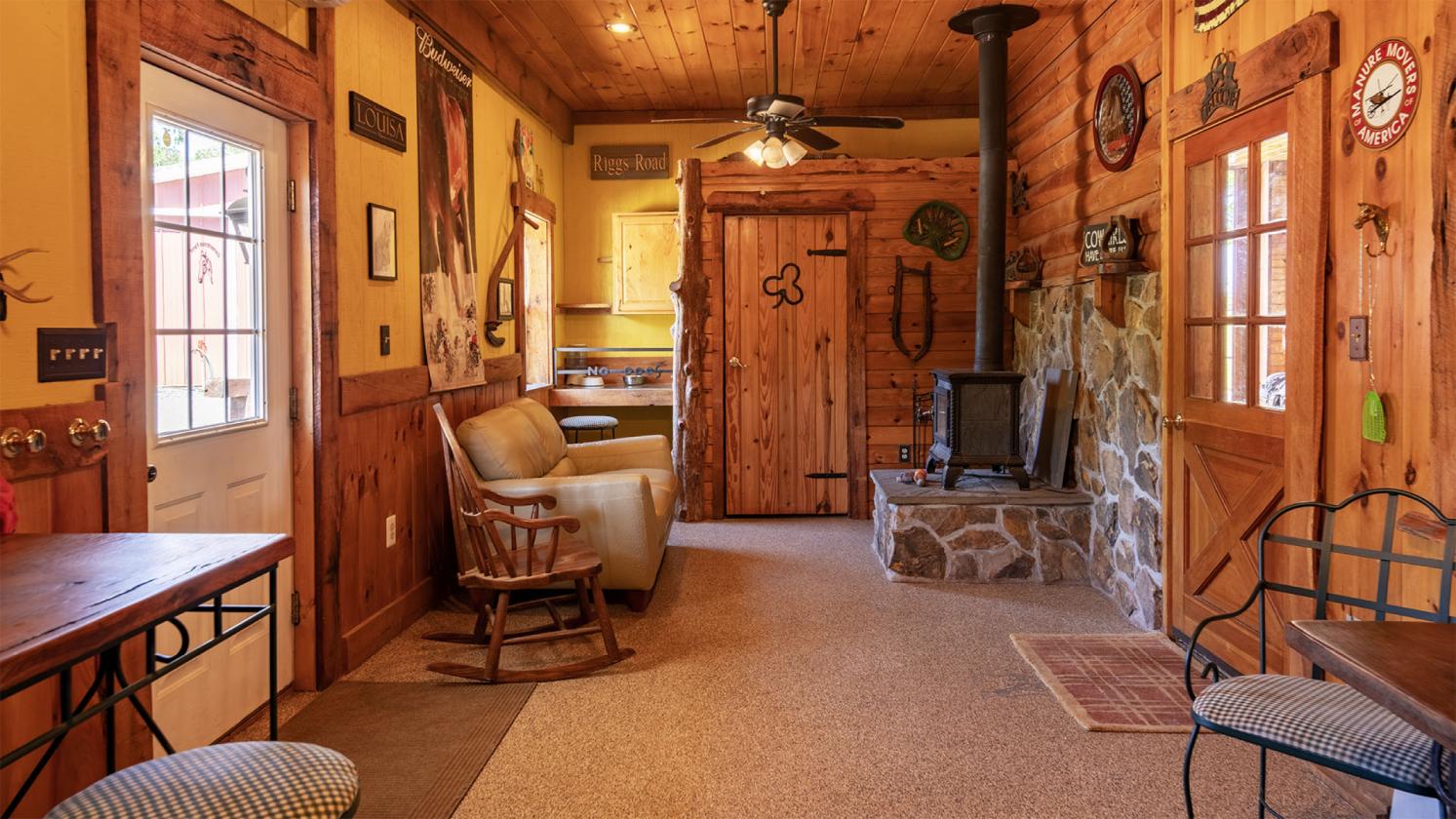 243-Acre Horse Farm w/ Log Home & Stable - photo 8