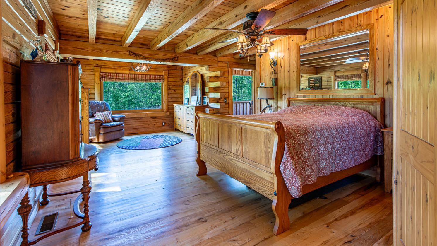 243-Acre Horse Farm w/ Log Home & Stable - photo 17