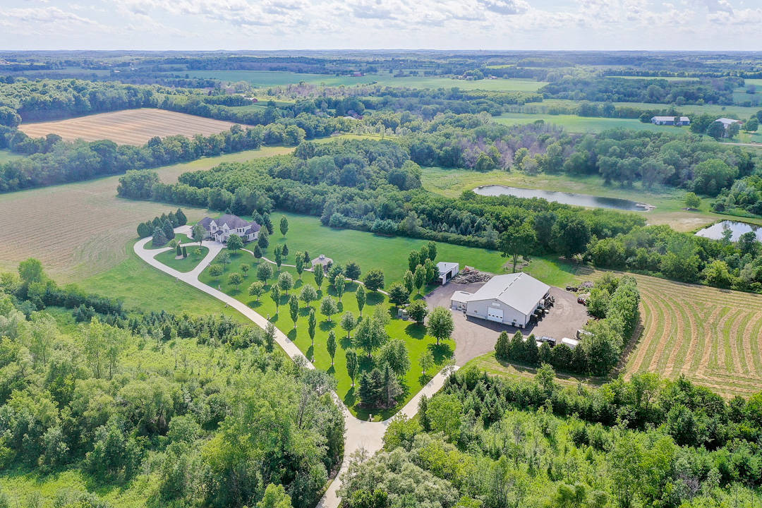 Spectacular Rural Estate on 62.5 Private Acres Helenville, Jefferson