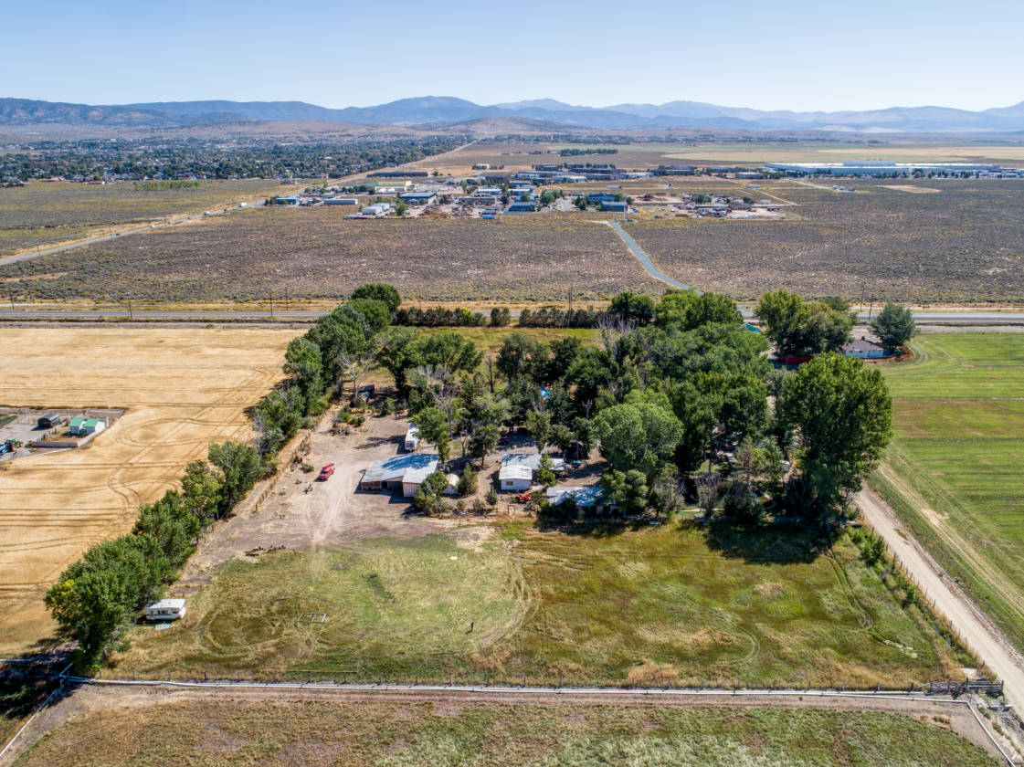 Carson Valley, Nevada Ranch with Sierra Mountains View