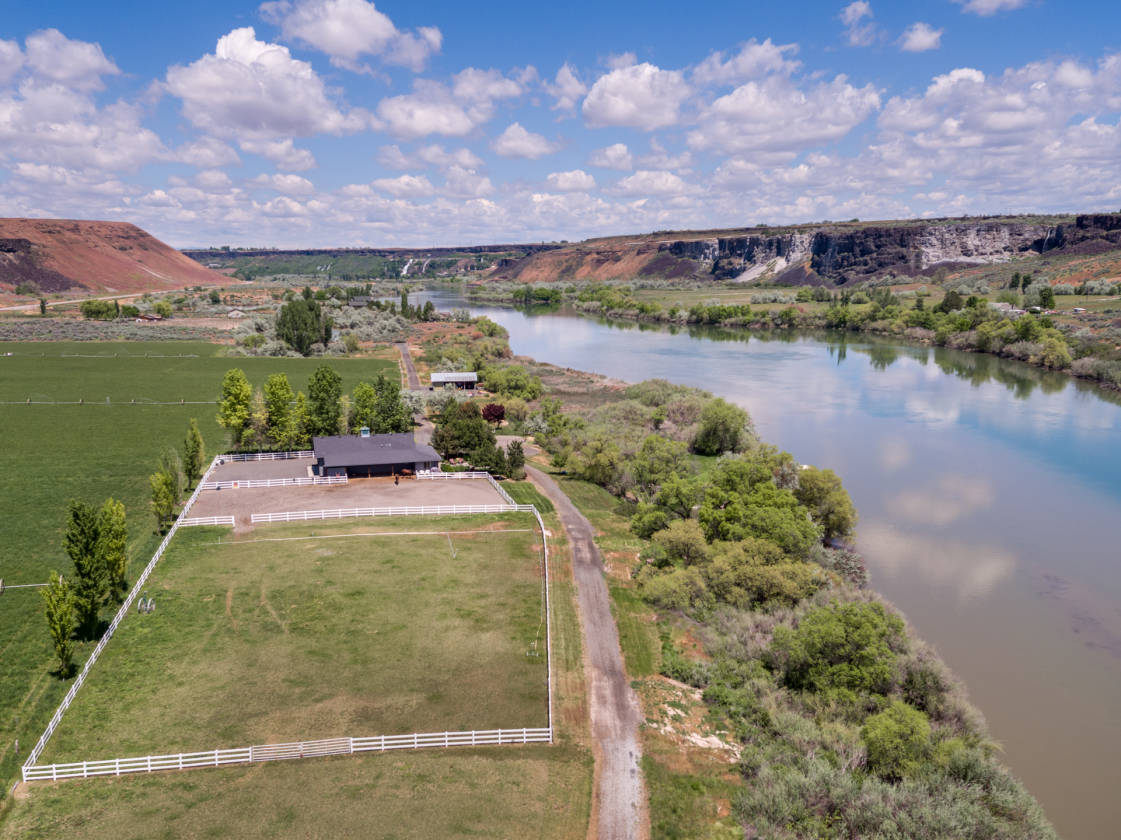 Lovely 67+/ acre Hagerman Valley farm with a 1/2 mile