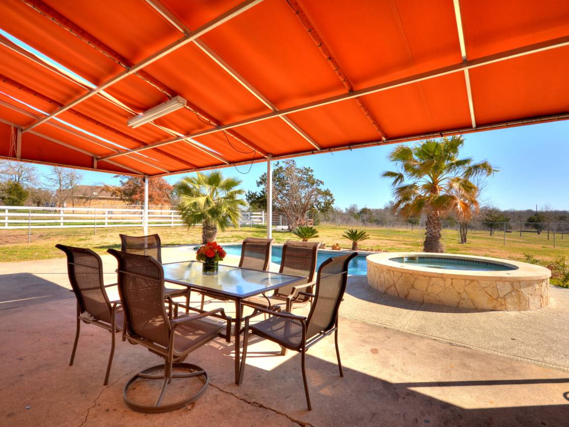 Austin area luxury equestrian estate with separate guest house on