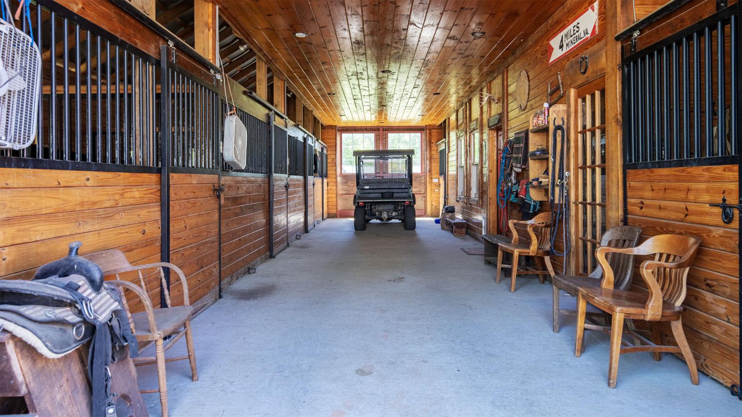 243-Acre Horse Farm w/ Log Home & Stable - photo 5