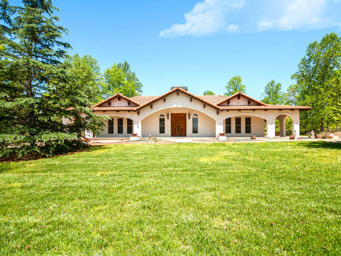 8 Acres in Landrum, Custom Southwestern Home, Pasture, Views of