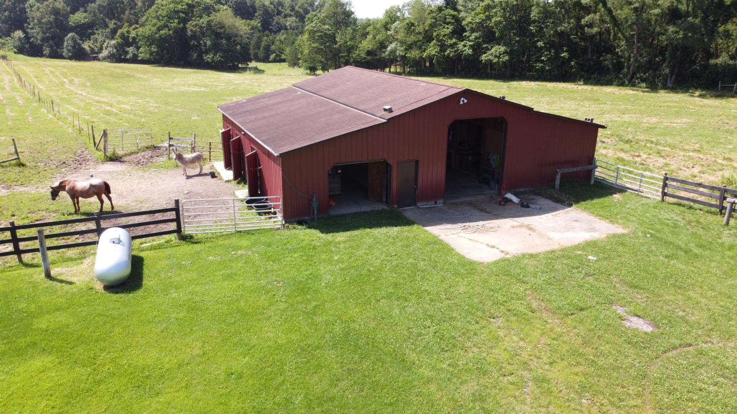 Horse farm with remodeled home - photo 8