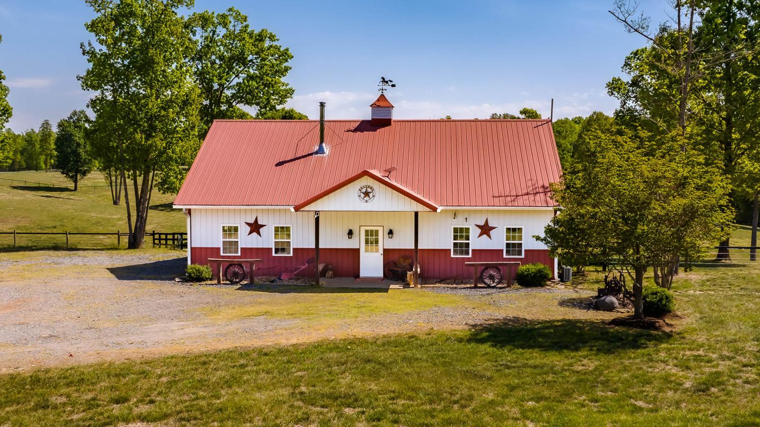 243-Acre Horse Farm w/ Log Home & Stable - photo 4