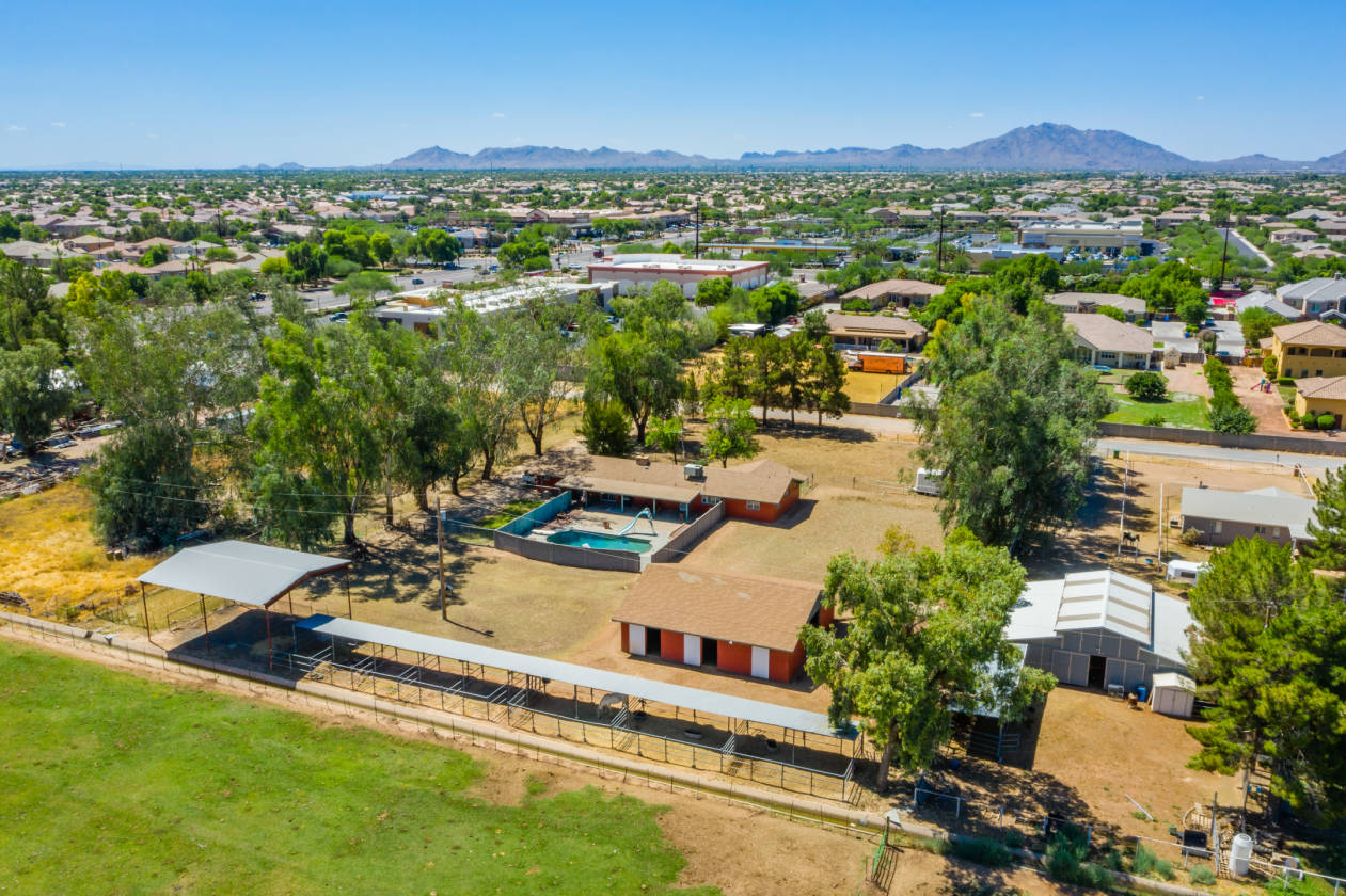 Nearly 1.5, irrigated acres in the heart of Gilbert. Gilbert