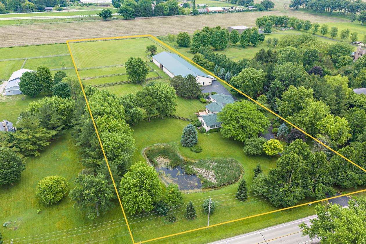 5.25 Acres + Ranch Home + 13 Stalls & Indoor Arena - photo 1