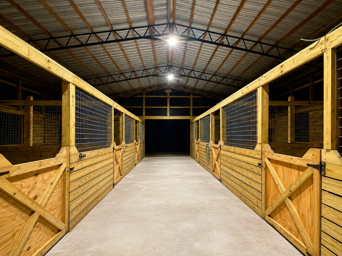 Turnkey Equestrian Farm | 7 Stalls, Arena - photo 16