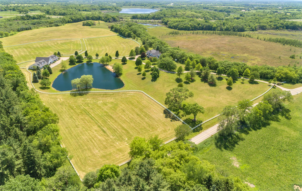 Private Estate on 92 Acres near Lake Geneva Burlington, Walworth