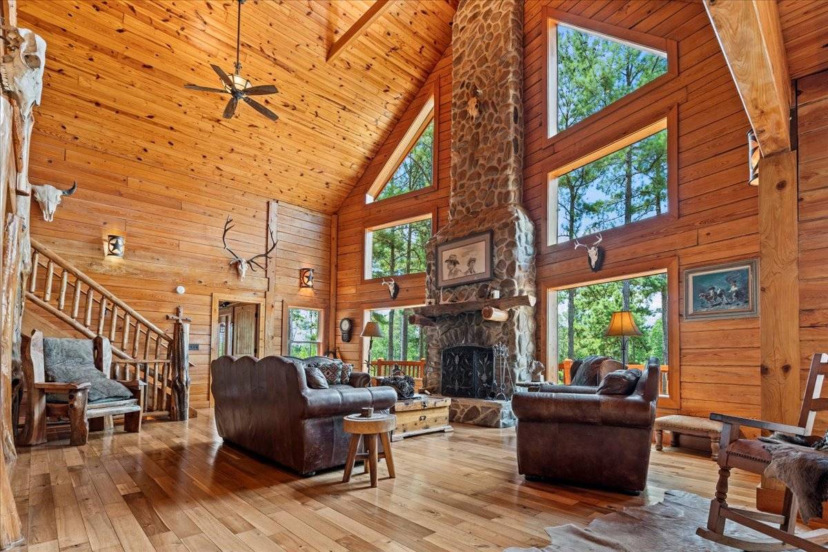 Equestrian Retreat custom log home on 68 Acres  - photo 10