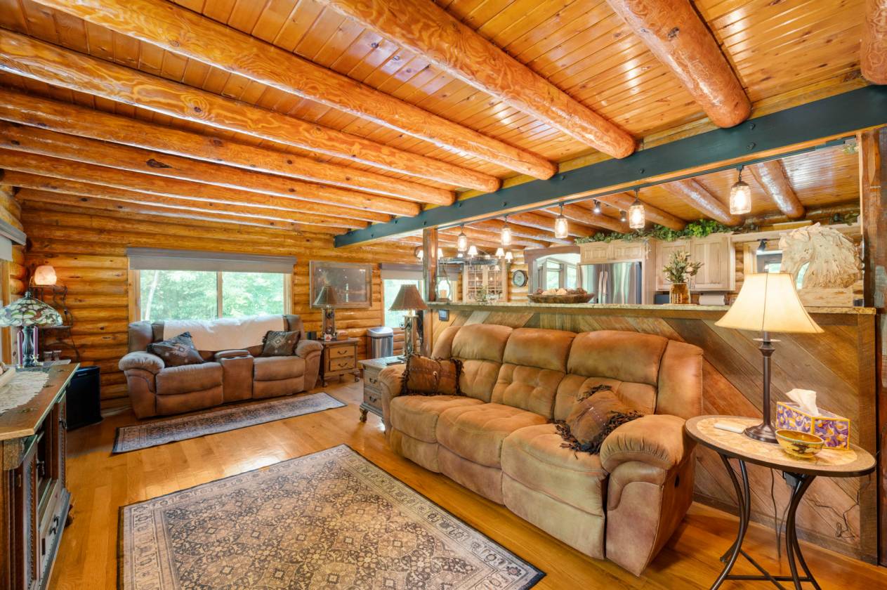 Extraordinary 30+ acre estate with log cabin home - photo 7