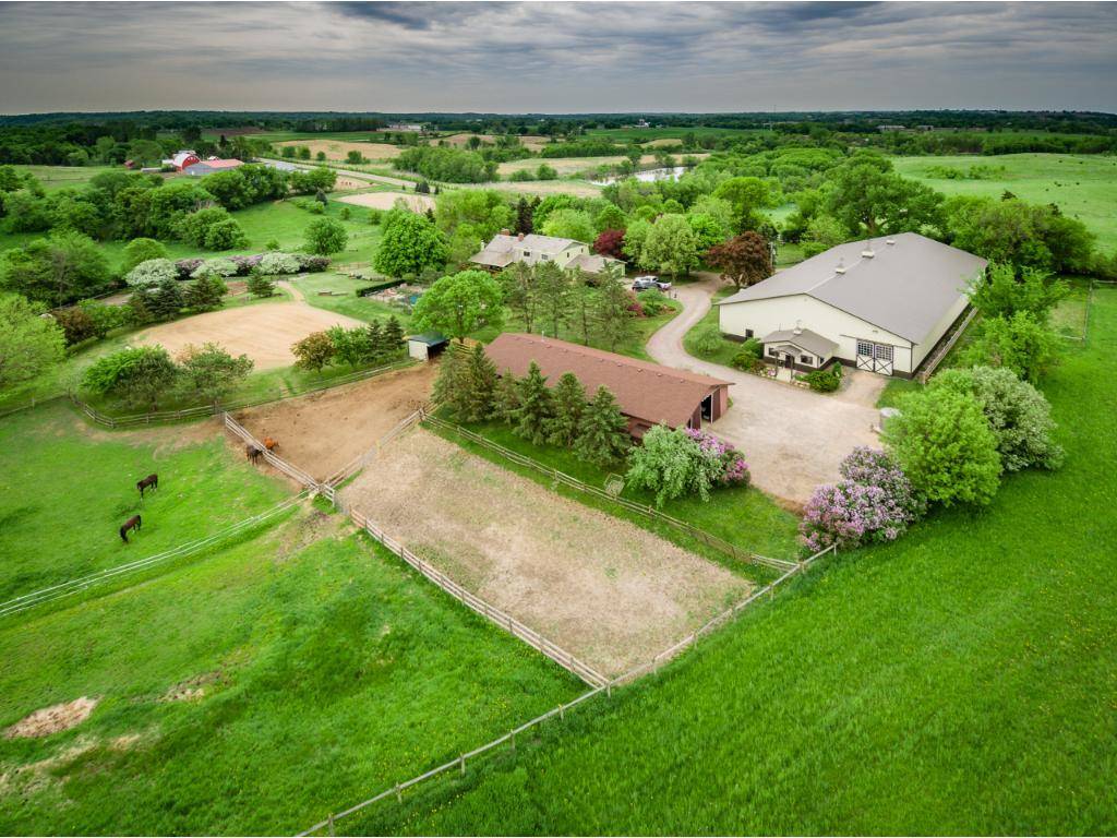 Upscale Equestrian Property WIth Lake Views Hennepin