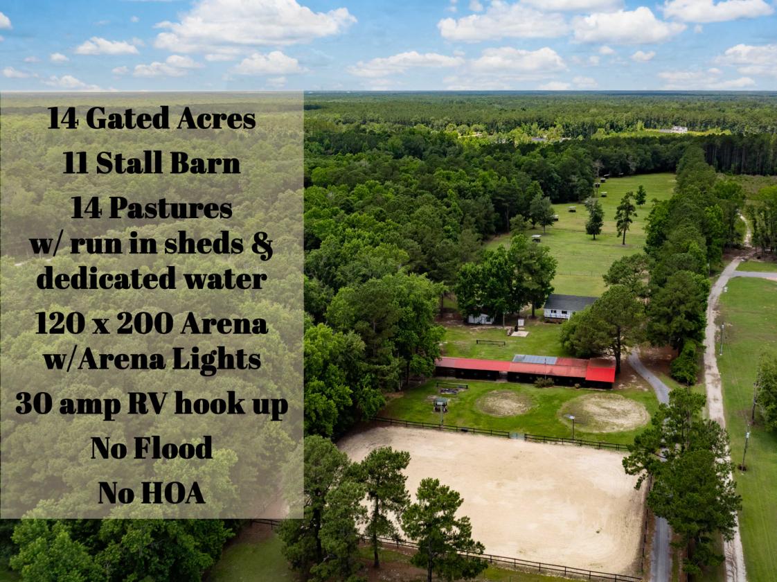 14 Acre Working Horse Farm Outside of Charleston - photo 3