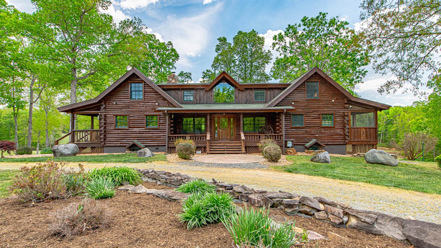 243-Acre Horse Farm w/ Log Home & Stable - photo 12