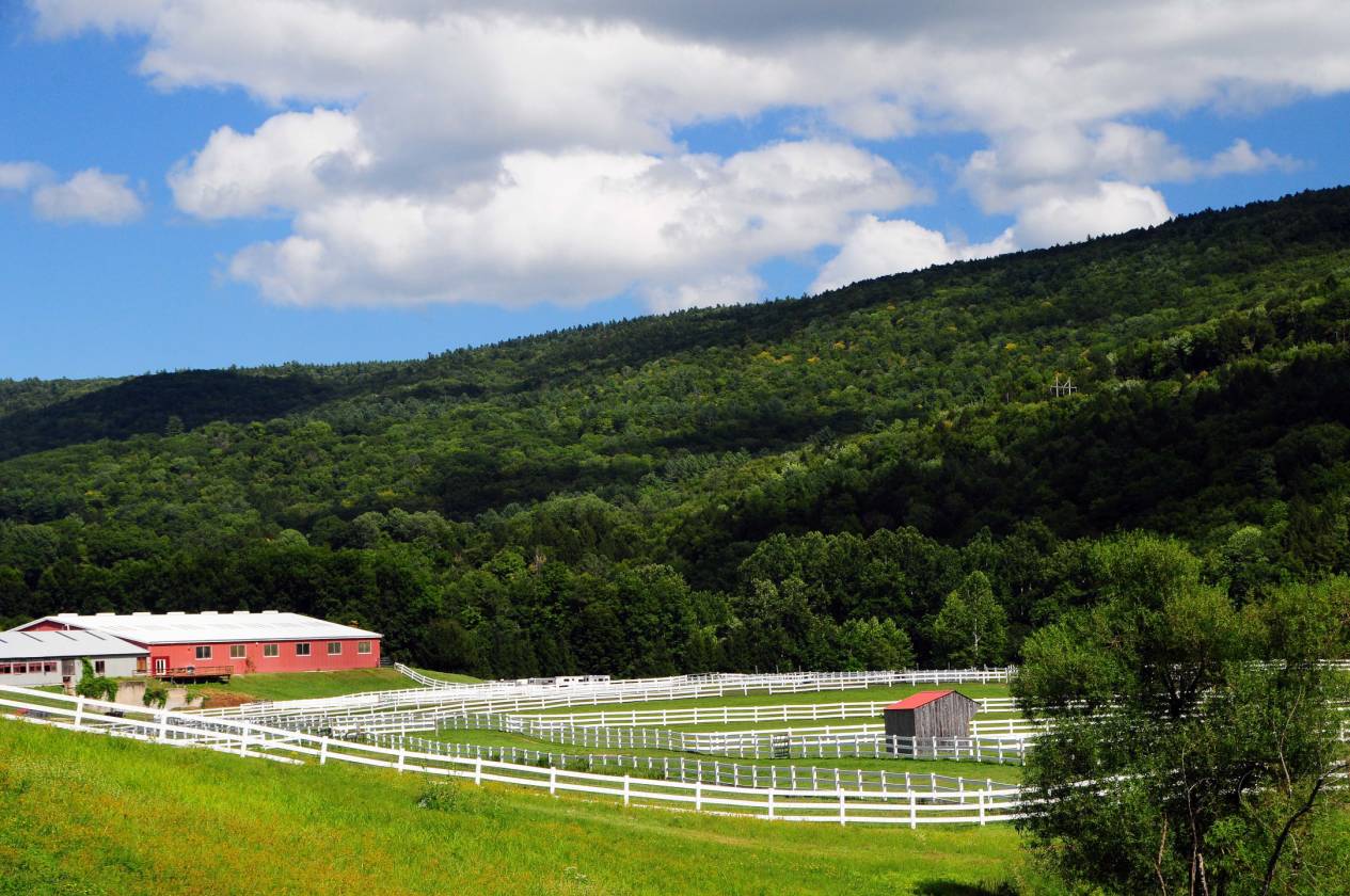 Spectacular equestrian estate in beautiful Vermont river valley
