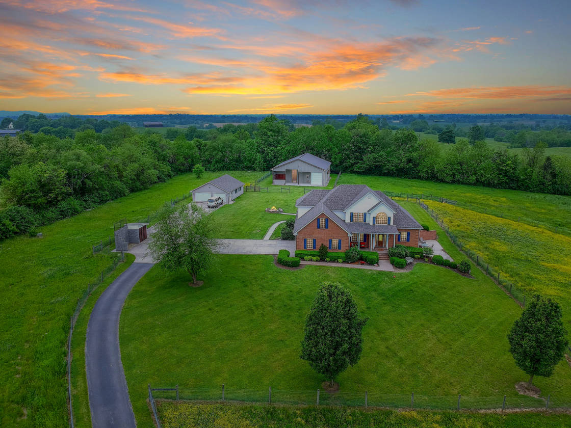 Luxury MiniFarm with 9.7 Acres and 5Stall Horse Barn Danville