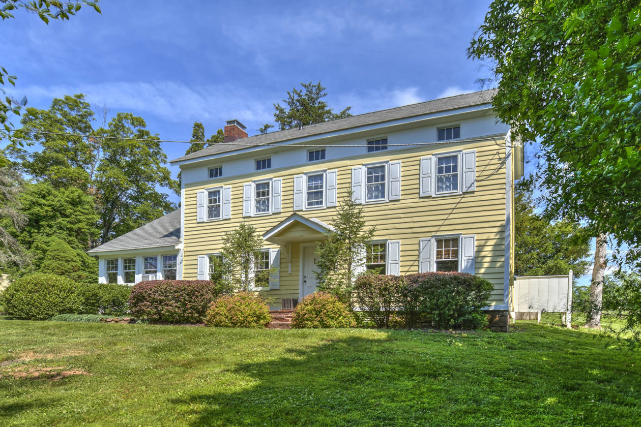 Historic 1770's farmhouse is in the Amwell Valley includes horse
