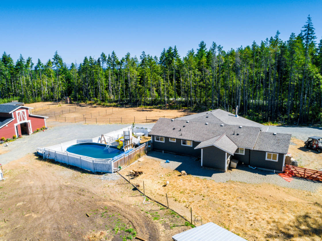 Expansive Equestrian Estate Acreage With Home, Barn, and Lighted Riding... Qualicum Beach