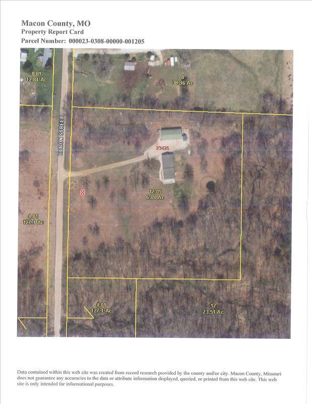 Private setting for ranch & shop on 6 acres Bevier, Macon County