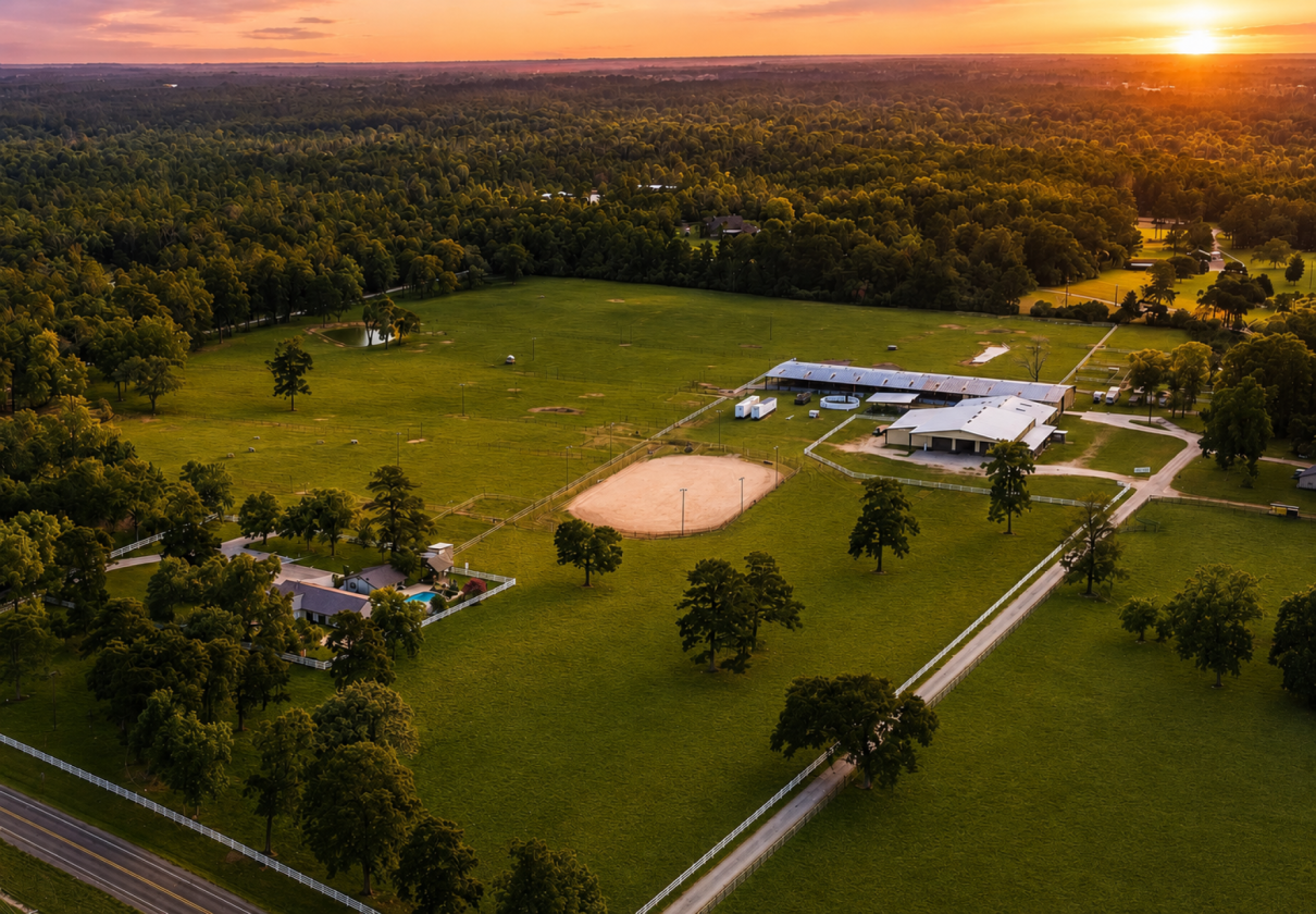 35.14± Acres | Premier Horse Property with Covered - photo 1